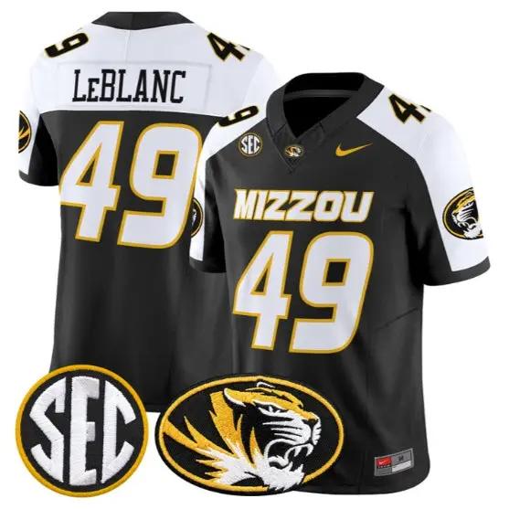 Brett Le Blanc #49 Missouri Tigers Jersey 2026 Vapor Limited Stitched 1 Brett Le Blanc #49 Missouri Tigers Jersey 2026 Vapor Limited Stitched by My Store NCAA Football Jerseys