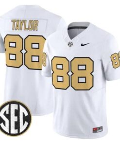 Brock Taylor Jersey #88 Vanderbilt Commodores 2026 Vapor V2 Stitched 8 Brock Taylor Jersey #88 Vanderbilt Commodores 2026 Vapor V2 Stitched by My Store NCAA Football Jerseys