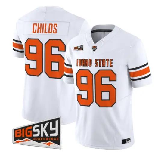 Bronson Childs Jersey #96 Idaho State Bengals 2026 Limited All Stitched 3 Bronson Childs Jersey #96 Idaho State Bengals 2026 Limited All Stitched by My Store NCAA Football Jerseys