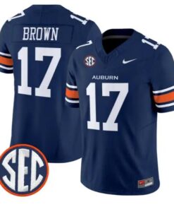 Byrum Brown #17 Auburn Tigers Jersey 2026 Vapor Limited All Stitched 5 Byrum Brown #17 Auburn Tigers Jersey 2026 Vapor Limited All Stitched by My Store NCAA Football Jerseys