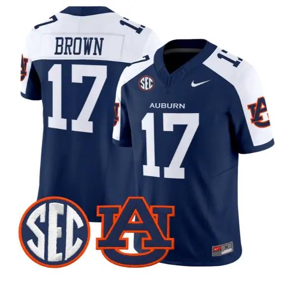 Byrum Brown #17 Auburn Tigers Jersey 2026 Vapor Limited All Stitched 1 Byrum Brown #17 Auburn Tigers Jersey 2026 Vapor Limited All Stitched by My Store NCAA Football Jerseys
