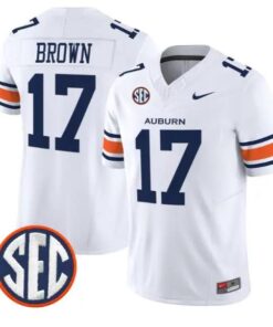 Byrum Brown #17 Auburn Tigers Jersey 2026 Vapor Limited All Stitched 6 Byrum Brown #17 Auburn Tigers Jersey 2026 Vapor Limited All Stitched by My Store NCAA Football Jerseys