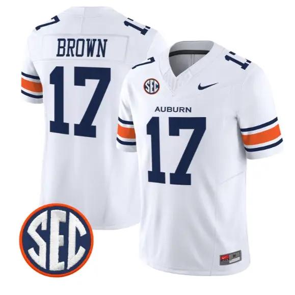 Byrum Brown #17 Auburn Tigers Jersey 2026 Vapor Limited All Stitched 3 Byrum Brown #17 Auburn Tigers Jersey 2026 Vapor Limited All Stitched by My Store NCAA Football Jerseys