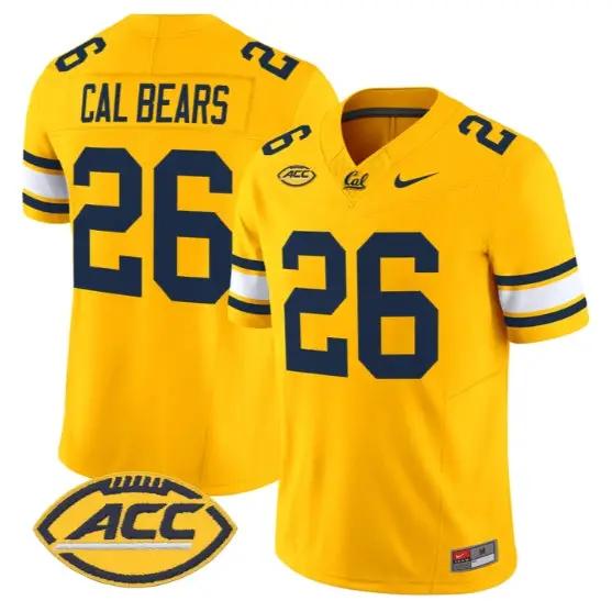 Cal Bears #26 Golden Bears Jersey 2026 Vapor Limited - All Stitched by My Store NCAA Football Jerseys