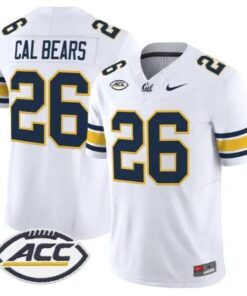 Cal Bears #26 Golden Bears Jersey 2026 Vapor Limited - All Stitched by My Store NCAA Football Jerseys