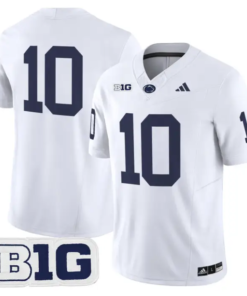 Caleb Bacon Jersey #10 Penn State 2026 No Name on Back Limited Stitched 6 Caleb Bacon Jersey #10 Penn State 2026 No Name on Back Limited Stitched by My Store NCAA Football Jerseys