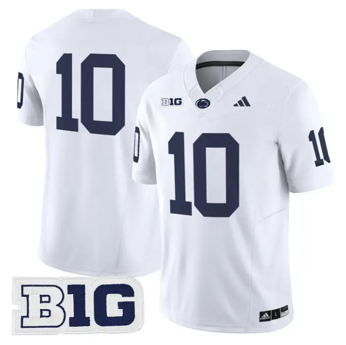 Caleb Bacon Jersey #10 Penn State 2026 No Name on Back Limited Stitched 3 Caleb Bacon Jersey #10 Penn State 2026 No Name on Back Limited Stitched by My Store NCAA Football Jerseys