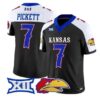 Cam Pickett Jersey #7 Kansas Jayhawks 2026 Vapor Limited Stitched by My Store NCAA Football Jerseys