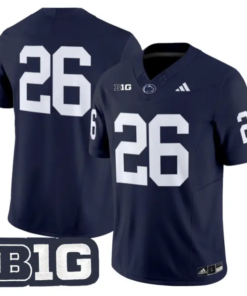 Carson Hansen Jersey #26 Penn State 2026 No Name on Back Limited Stitched by My Store NCAA Football Jerseys