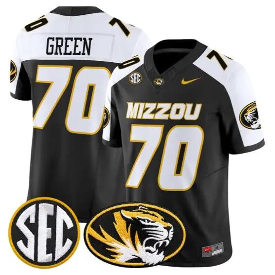 Cayden Green #70 Missouri Tigers Jersey 2026 Vapor Limited Stitched 1 Cayden Green #70 Missouri Tigers Jersey 2026 Vapor Limited Stitched by My Store NCAA Football Jerseys