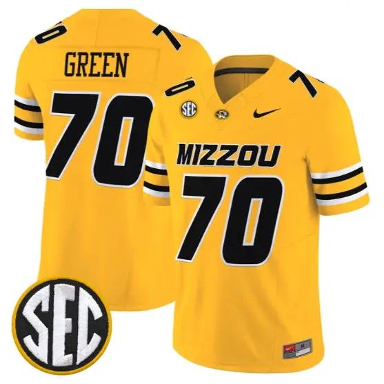 Cayden Green #70 Missouri Tigers Jersey 2026 Vapor Limited Stitched 4 Cayden Green #70 Missouri Tigers Jersey 2026 Vapor Limited Stitched by My Store NCAA Football Jerseys