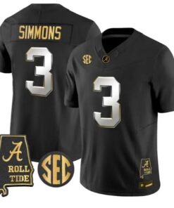 Cedrick Simmons #3 Alabama Crimson Tide Jersey 2026 Vapor Stitched 7 Cedrick Simmons #3 Alabama Crimson Tide Jersey 2026 Vapor Stitched by My Store NCAA Football Jerseys