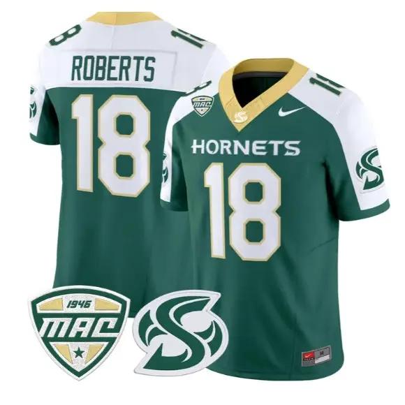 Charles Roberts Jersey #18 Sacramento State Hornet 2026 All Stitched 1 Charles Roberts Jersey #18 Sacramento State Hornet 2026 All Stitched by My Store NCAA Football Jerseys