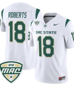 Charles Roberts Jersey #18 Sacramento State Hornet 2026 All Stitched 6 Charles Roberts Jersey #18 Sacramento State Hornet 2026 All Stitched by My Store NCAA Football Jerseys