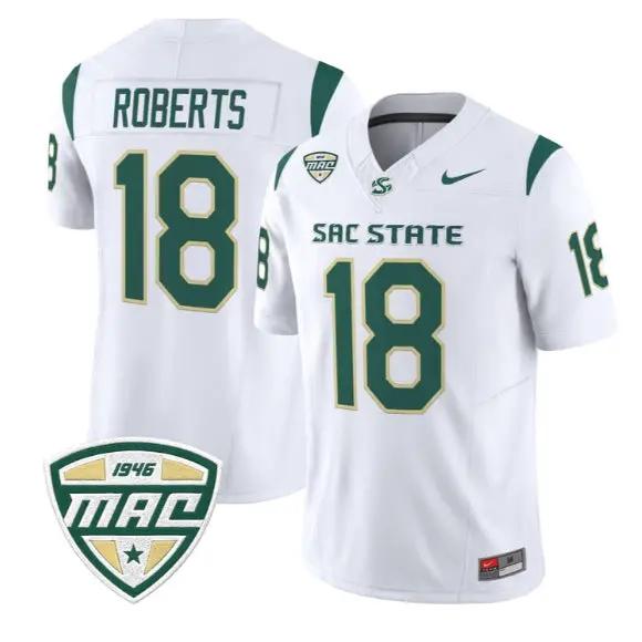 Charles Roberts Jersey #18 Sacramento State Hornet 2026 All Stitched 3 Charles Roberts Jersey #18 Sacramento State Hornet 2026 All Stitched by My Store NCAA Football Jerseys