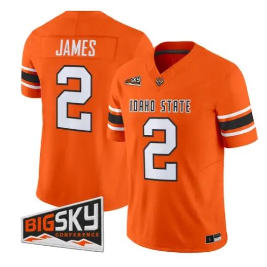 Chedon James Jersey #2 Idaho State Bengals 2026 Limited All Stitched Black 2 Chedon James Jersey #2 Idaho State Bengals 2026 Limited All Stitched Black by My Store NCAA Football Jerseys