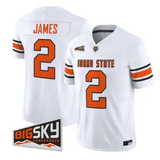 Chedon James Jersey #2 Idaho State Bengals 2026 Limited All Stitched Black 3 Chedon James Jersey #2 Idaho State Bengals 2026 Limited All Stitched Black by My Store NCAA Football Jerseys