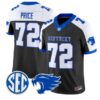 Coleton_Price_72_Kentucky_Wildcats_Jersey_2026_Limited_All_Stitched_Black_Alter - Malcom Terry Coleton Price #72 Kentucky Wildcats Jersey 2026 Limited All Stitched by My Store NCAA Football Jerseys