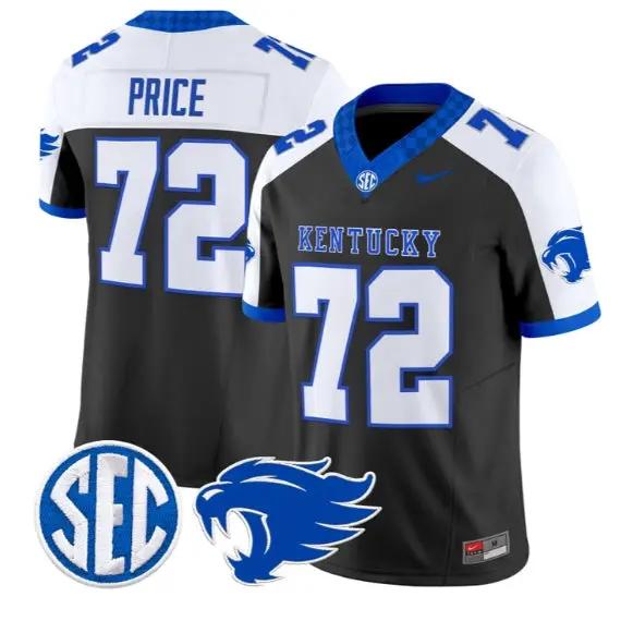 Coleton Price #72 Kentucky Wildcats Jersey 2026 Limited All Stitched 1 Coleton Price #72 Kentucky Wildcats Jersey 2026 Limited All Stitched by My Store NCAA Football Jerseys