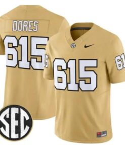 Commodores Jersey #615 Vanderbilt Commodores 2026 Vapor V2 - Stitched 7 Commodores Jersey #615 Vanderbilt Commodores 2026 Vapor V2 - Stitched by My Store NCAA Football Jerseys