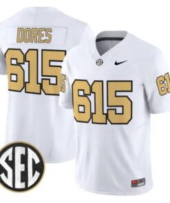Commodores Jersey #615 Vanderbilt Commodores 2026 Vapor V2 - Stitched 8 Commodores Jersey #615 Vanderbilt Commodores 2026 Vapor V2 - Stitched by My Store NCAA Football Jerseys