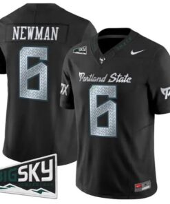 Cru Newman Jersey #6 Portland State Vikings 2026 Limited All Stitched by My Store NCAA Football Jerseys