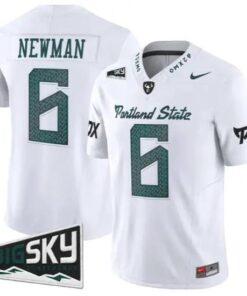 Cru Newman Jersey #6 Portland State Vikings 2026 Limited All Stitched by My Store NCAA Football Jerseys