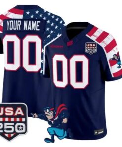 CustomDaytonFlyers2026JerseyAmerica250thAnniversaryPacth-AllStitched - Malcom Terry Custom Dayton Flyers Jersey Name, Number 2026 Vapor Stitched by My Store NCAA Football Jerseys