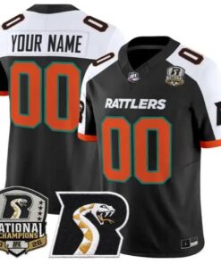 Custom Arizona Rattlers Jersey 2026 National Campions Patch Stitched by My Store NCAA Football Jerseys