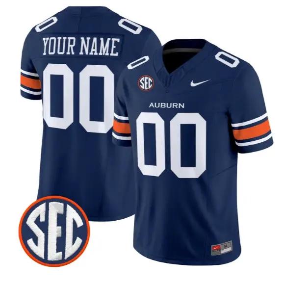 Custom Auburn Tigers Jersey Name, Number 2026 Limited All Stitched 2 Custom Auburn Tigers Jersey Name, Number 2026 Limited All Stitched by My Store NCAA Football Jerseys