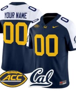 Custom Golden Bears Jersey Name, Number 2026 Vapor Limited All Stitched by My Store NCAA Football Jerseys