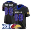 Custom_Kansas_Jayhawks_Jersey_Name_Number_2026_Limited_All_Stitched_Black - Malcom Terry Custom Kansas Jayhawks Jersey Name, Number 2026 Limited All Stitched by My Store NCAA Football Jerseys