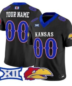 Custom Kansas Jayhawks Jersey Name, Number 2026 Limited All Stitched by My Store NCAA Football Jerseys