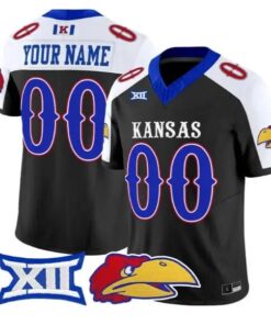 Custom Kansas Jayhawks Jersey Name, Number 2026 Limited All Stitched by My Store NCAA Football Jerseys