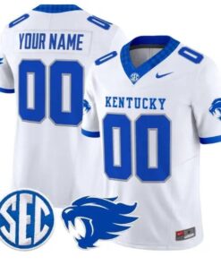 Custom Kentucky Wildcats Jersey Name, Number 2026 Limited Stitched by My Store NCAA Football Jerseys