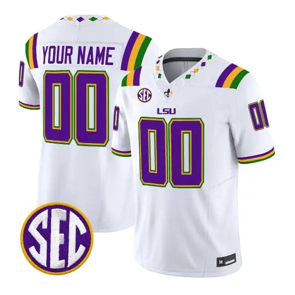 Custom LSU Tigers Jersey Name, Number 2026 Vapor Limited All Stitched 3 Custom LSU Tigers Jersey Name, Number 2026 Vapor Limited All Stitched by My Store NCAA Football Jerseys