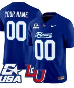 Custom Liberty Flames Jersey Name, Number 2026 Vapor Limited Stitched 7 Custom Liberty Flames Jersey Name, Number 2026 Vapor Limited Stitched by My Store NCAA Football Jerseys