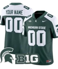 Custom Michigan State Spartans Jersey Name, Number 2026 All Stitched by My Store NCAA Football Jerseys