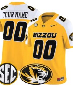 Custom Missouri Tigers Jersey Name, Number 2026 Vapor All Stitched 9 Custom Missouri Tigers Jersey Name, Number 2026 Vapor All Stitched by My Store NCAA Football Jerseys