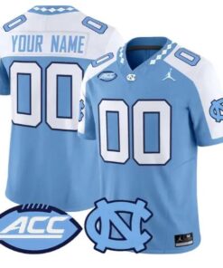 Custom North Carolina Tar Heels Jersey Name, Number 2026 All Stitched by My Store NCAA Football Jerseys