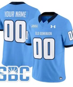 Custom Old Dominion Monarchs Jersey Name, Number 2026 Vapor All Stitched by My Store NCAA Football Jerseys