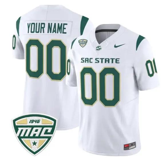 Custom Sacramento State Hornets Jersey Name, Number 2026 All Stitched by My Store NCAA Football Jerseys