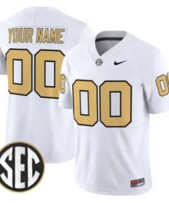 Custom Vanderbilt Commodores Jersey V2 Name, Number 2026 Stitched 8 Custom Vanderbilt Commodores Jersey V2 Name, Number 2026 Stitched by My Store NCAA Football Jerseys