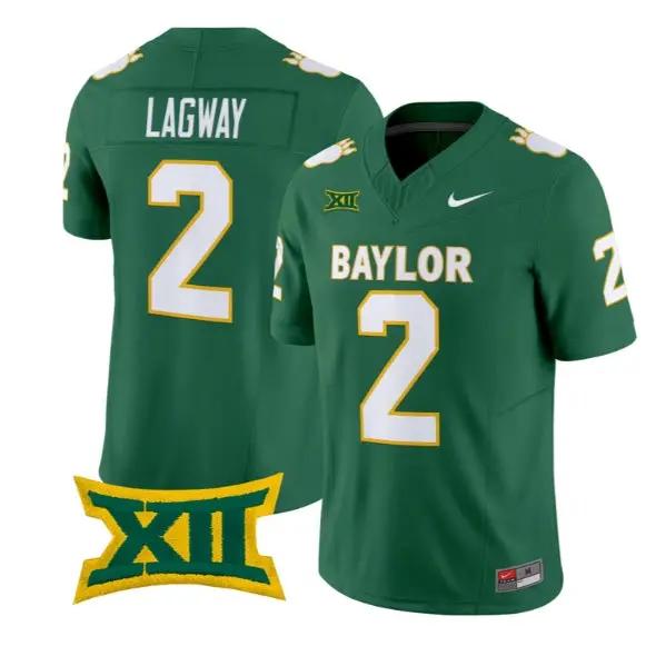 DJ Lagway Jersey #2 Baylor Bears Throwback 2026 Vapor Limited All Stitched 1 DJ Lagway Jersey #2 Baylor Bears Throwback 2026 Vapor Limited All Stitched by My Store NCAA Football Jerseys