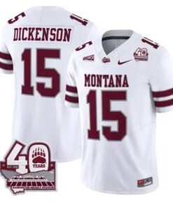 Dave Dickenson Jersey #15 Montana Grizzlies 2026 Limited Stitched 10 Dave Dickenson Jersey #15 Montana Grizzlies 2026 Limited Stitched by My Store NCAA Football Jerseys