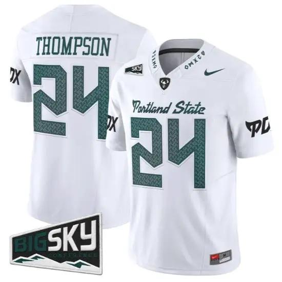 Delon Thompson Jersey #24 Portland State Vikings 2026 Limited All Stitched 2 Delon Thompson Jersey #24 Portland State Vikings 2026 Limited All Stitched by My Store NCAA Football Jerseys