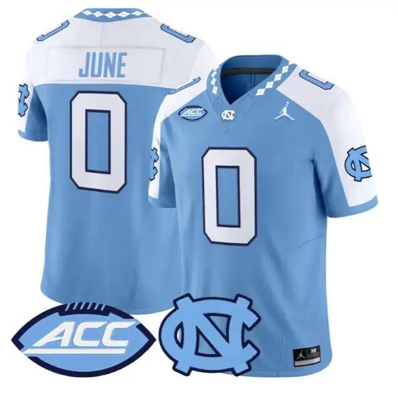 Demon June Jersey #0 North Carolina Tar Heels 2026 Limited Stitched 1 Demon June Jersey #0 North Carolina Tar Heels 2026 Limited Stitched by My Store NCAA Football Jerseys