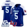 Deshawn Purdie Jersey #5 Liberty Flames 2026 Vapor Limited Stitched by My Store NCAA Football Jerseys