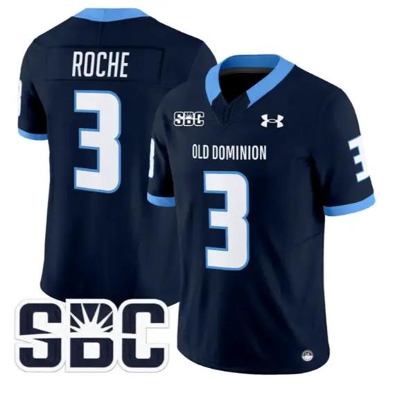 Devin Roche Jersey #3 Old Dominion Monarchs 2026 Limited All Stitched 2 Devin Roche Jersey #3 Old Dominion Monarchs 2026 Limited All Stitched by My Store NCAA Football Jerseys