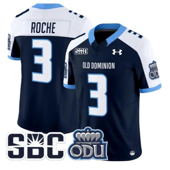 Devin Roche Jersey #3 Old Dominion Monarchs 2026 Limited All Stitched 3 Devin Roche Jersey #3 Old Dominion Monarchs 2026 Limited All Stitched by My Store NCAA Football Jerseys